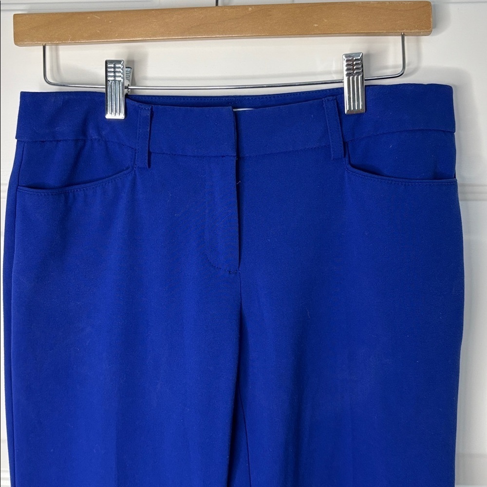 New York & Company Royal Blue Flare Pants. 0 Average - Picture 2 of 14